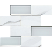 L'AMOUR - 3X6/12X12, WHITE, POLISHED